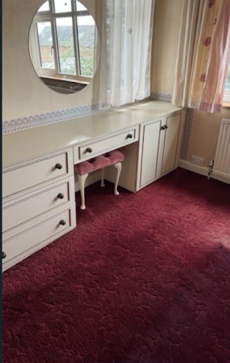 The same bedroom after HFC clearance — cleared and ready